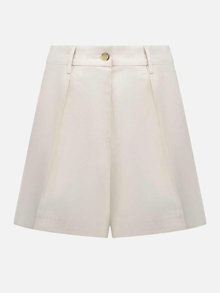 Abroad Short Natural Linen - Image 3