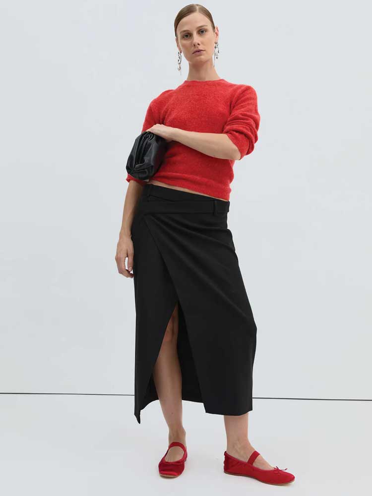 Ballet Flat Chilli Satin - Image 3