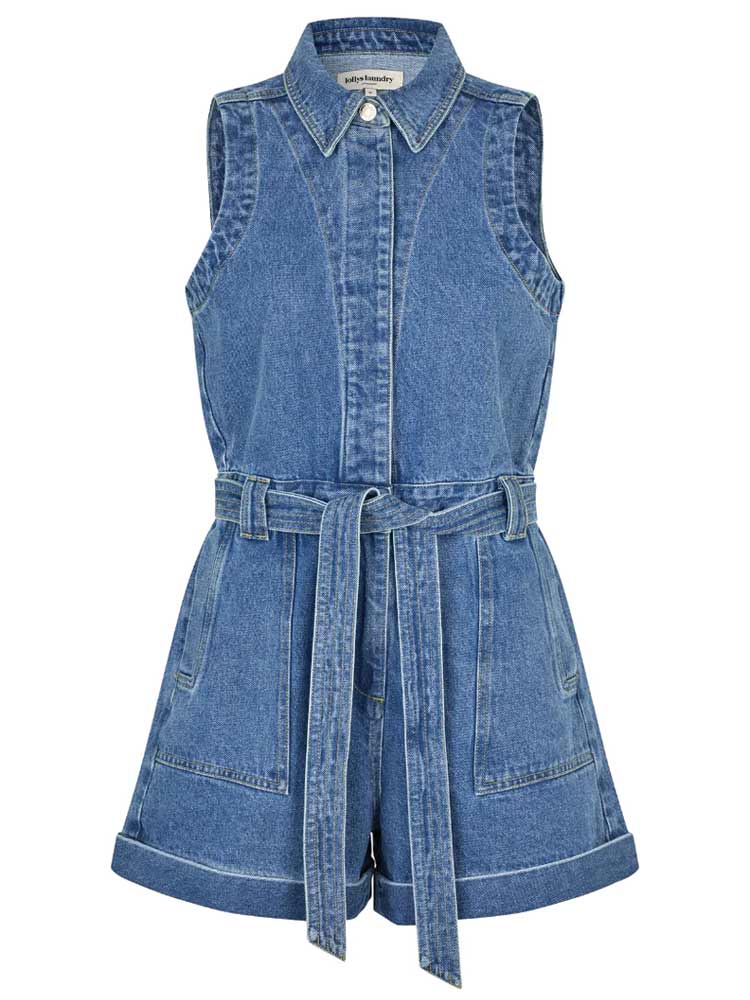 Cora Jumpsuit Blue - Image 5