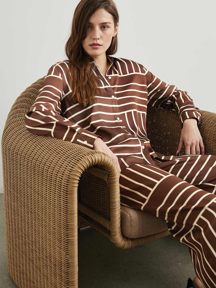 Elias Brown Line Shirt - Image 3