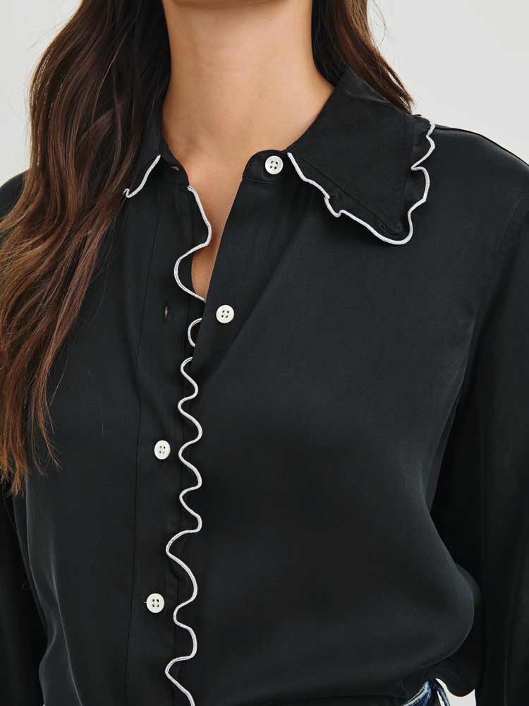 Fia Black Blouse - Image 3