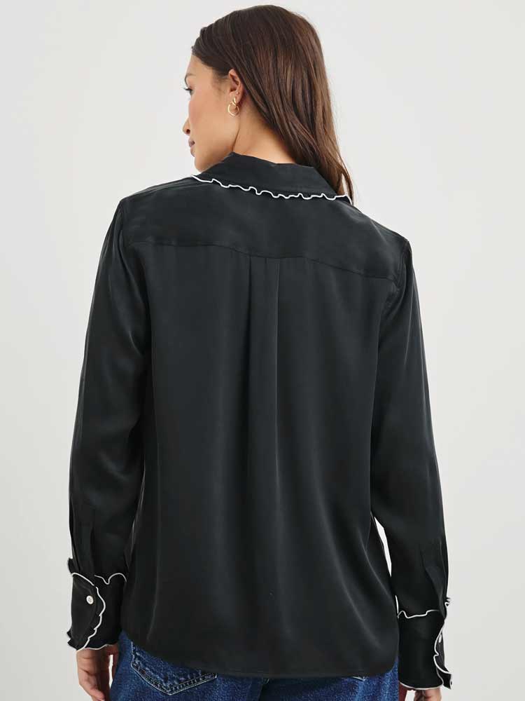 Fia Black Blouse - Image 4