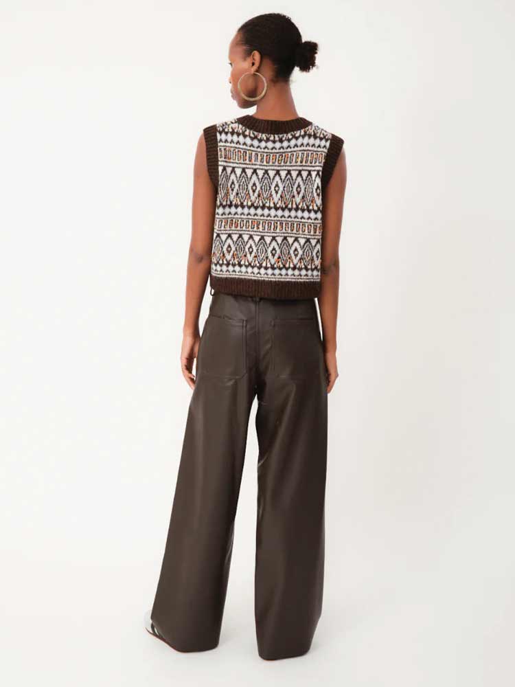 Francesca Vest Dark Mokka - Image 4