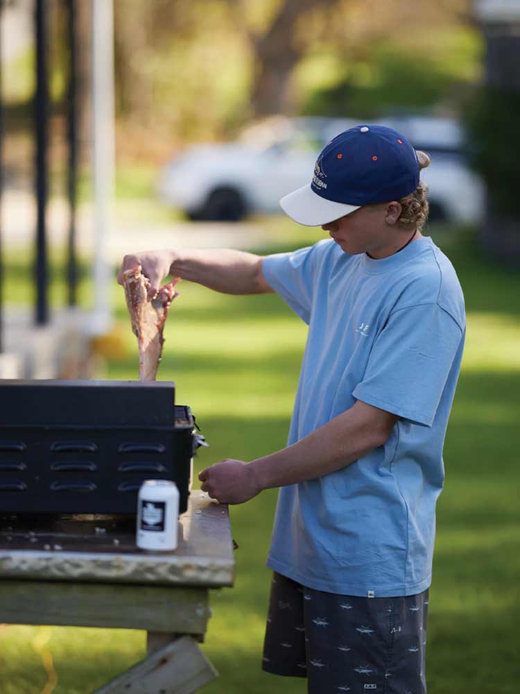 JAF Shore Tee Faded Denim - Image 3