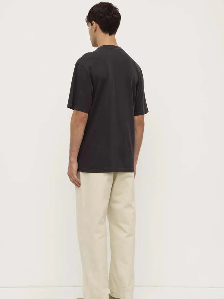 Knox Organic Oversized Tee Washed Black - Image 5