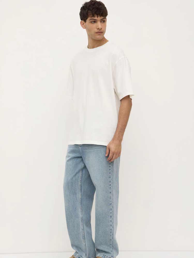 Knox Oversized Tee Antique White - Image 3