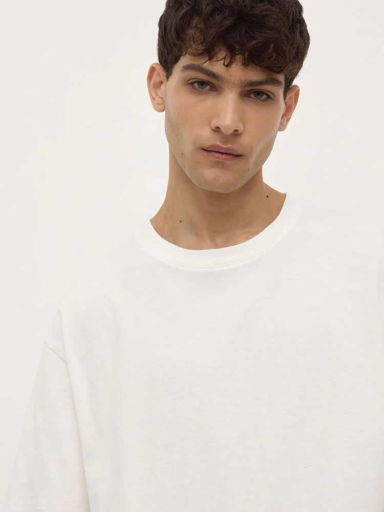 Knox Oversized Tee Antique White - Image 5