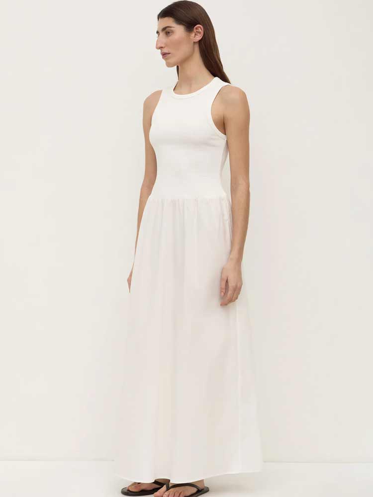 Kona Midi Dress White - Image 3