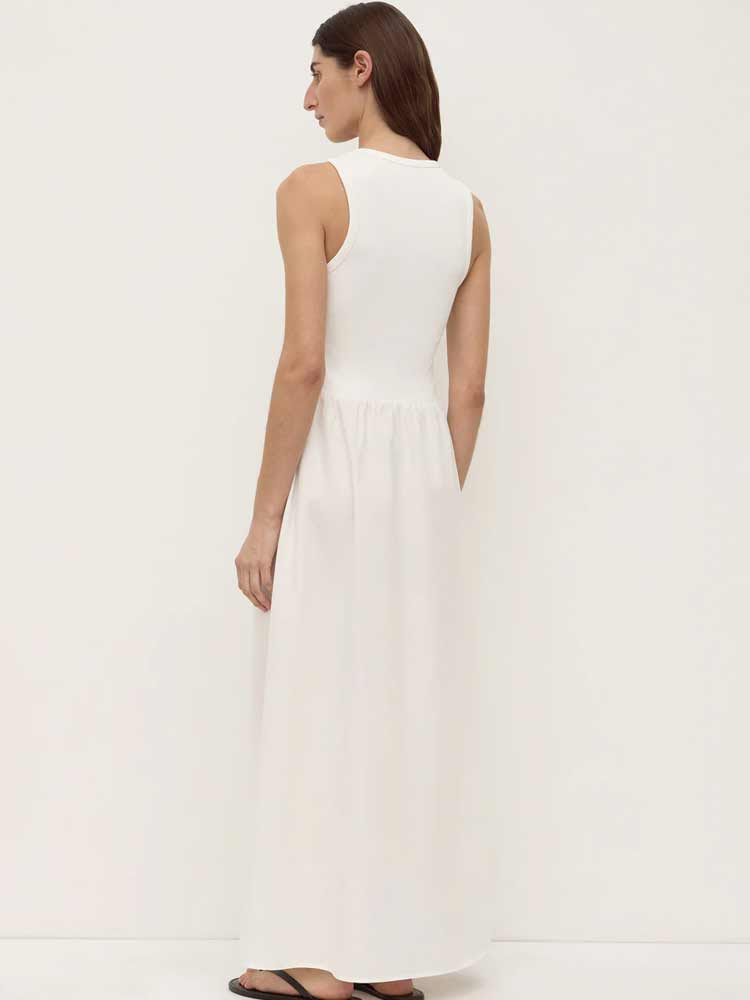 Kona Midi Dress White - Image 4