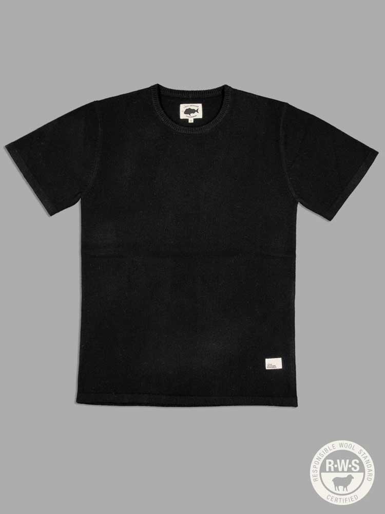 Merino Sea Tee Black - Image 3