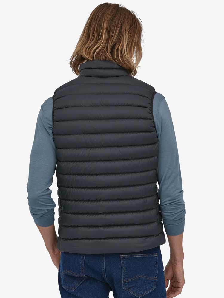 M's Down Sweater Vest Black - Image 3