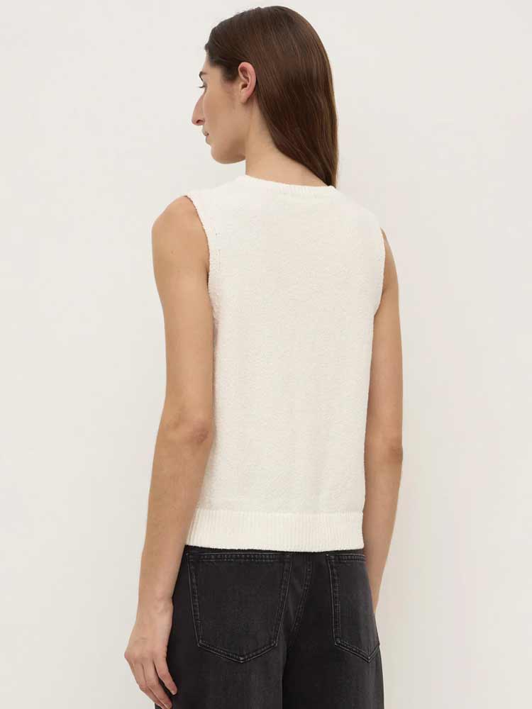 Palma Knit Vest Cream - Image 4