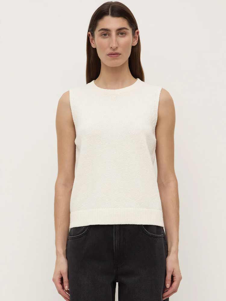 Palma Knit Vest Cream - Image 5
