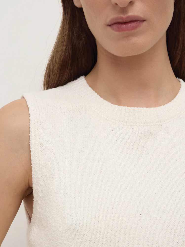 Palma Knit Vest Cream - Image 6