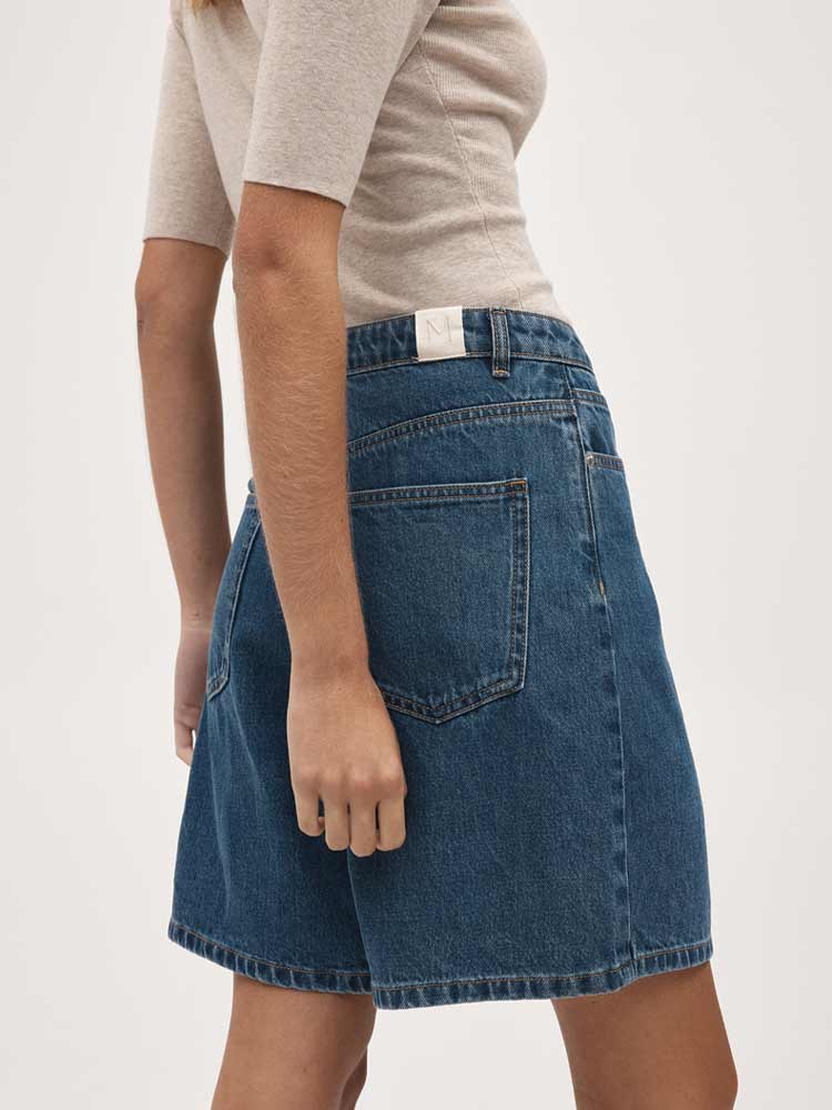 Relaxed Jean Short Heritage Blue - Image 3