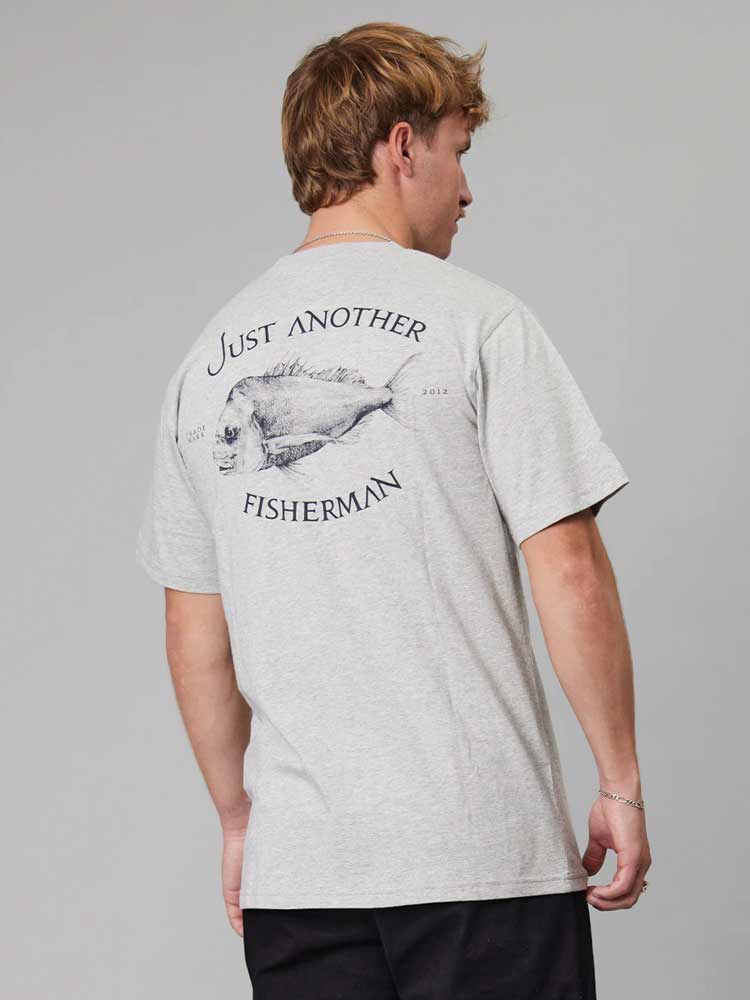 Snapper Logo Tee Grey Marle - Image 3