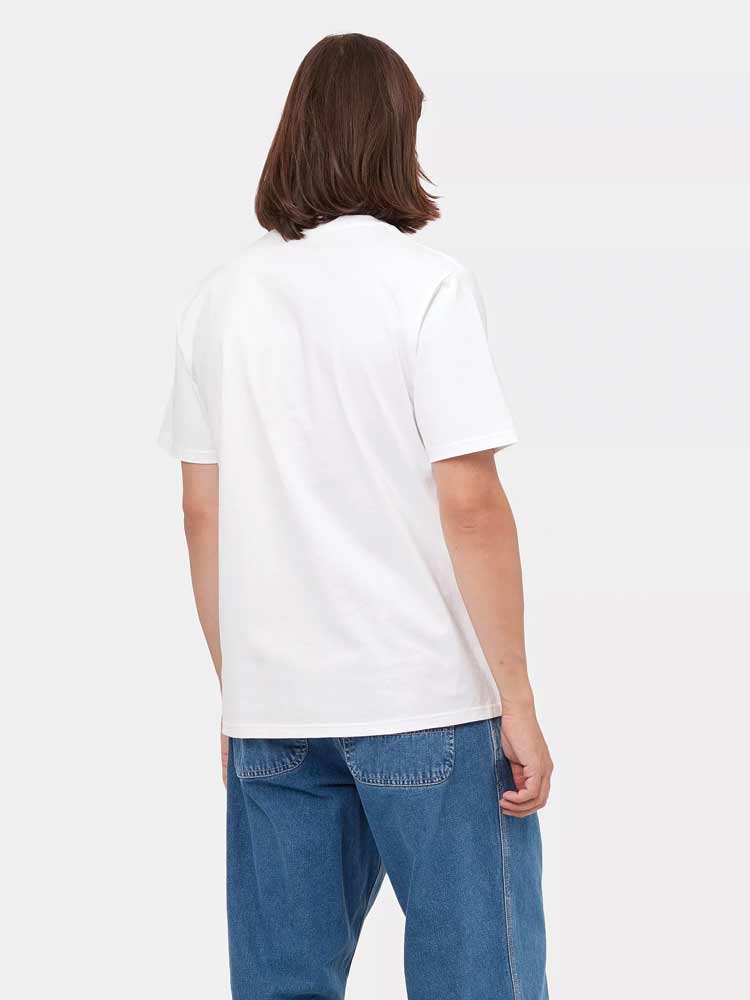 S/S university Tee White - Image 3