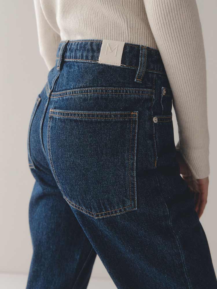 Straight Leg Jean Mid Blue - Image 4