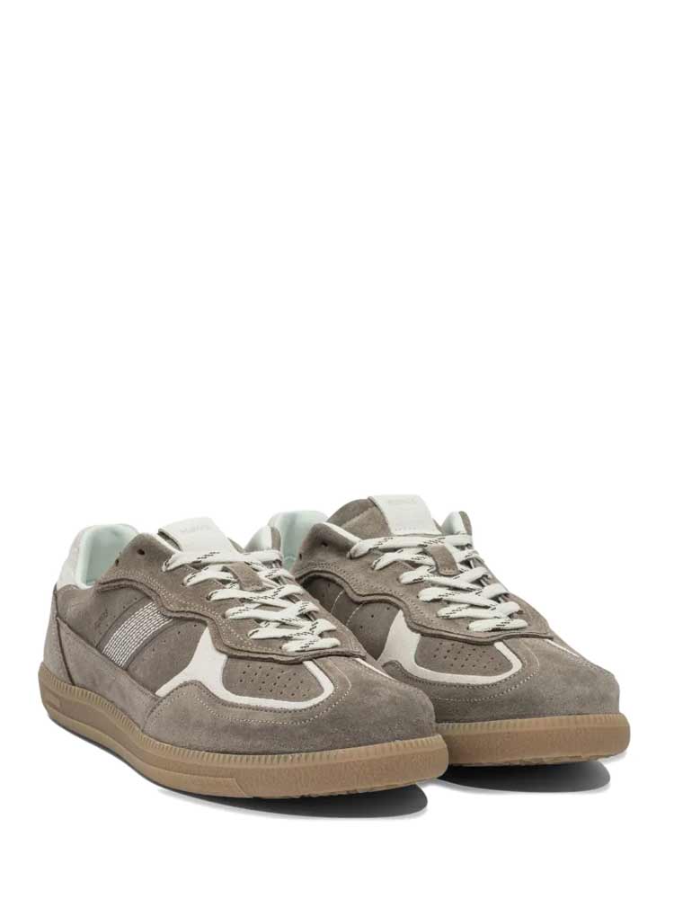 Taupe Leather Sneakers - Image 5