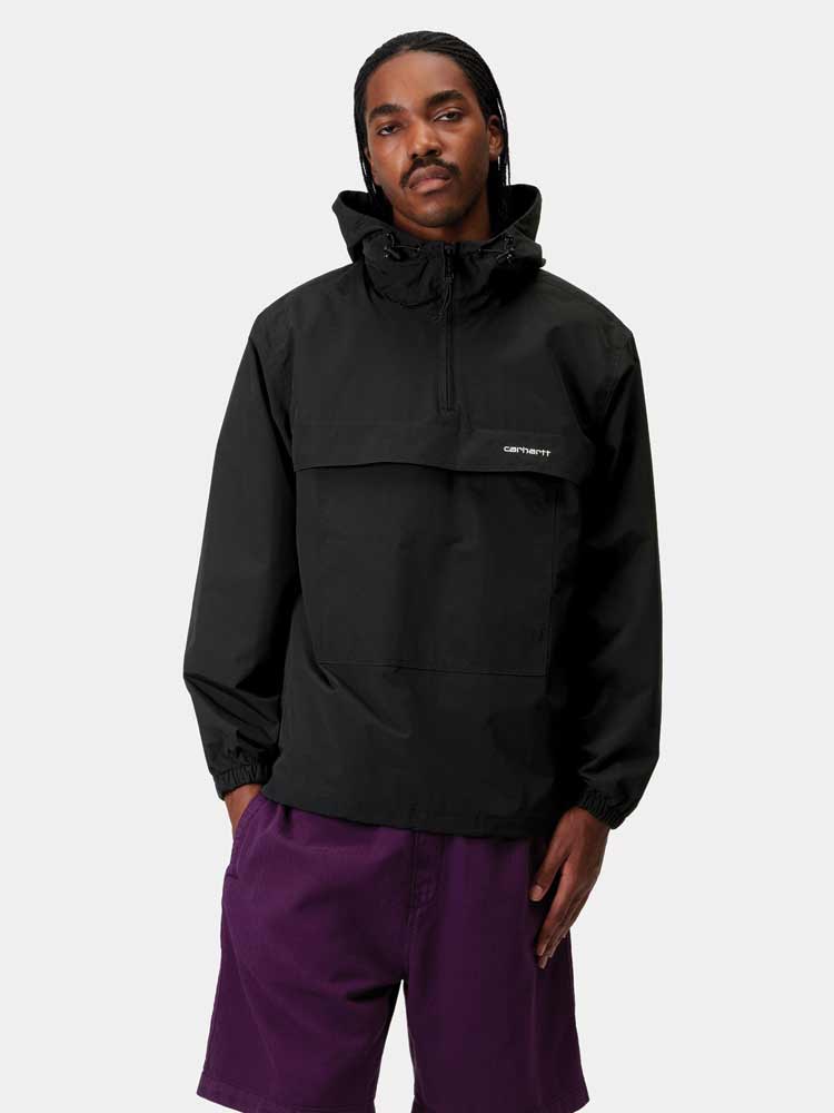 Windbreaker Pullover Black/White - Image 3